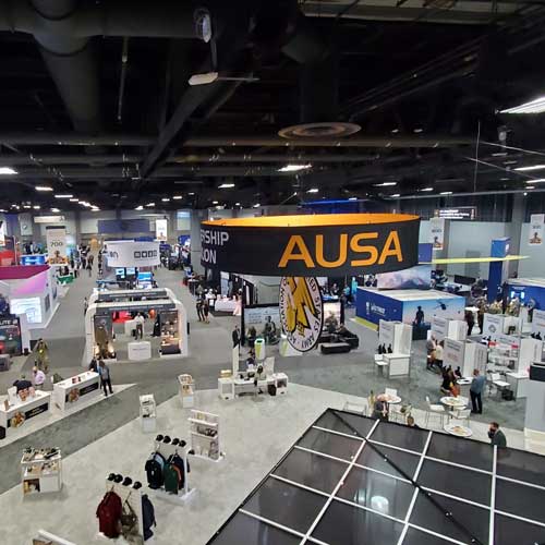 AUSA Event floor