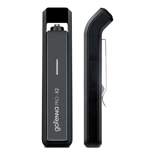 goTenna Pro X 2 front and side view on whtie background